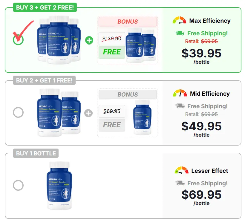 Arthro MD+ Capsules Pricing